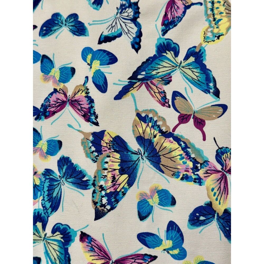 Talbots Canvas A-Line Exquisite Butterflies Mini … - image 7